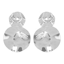 Load image into Gallery viewer, Silver Earings | Round | Big | Statement