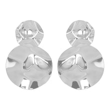 Load image into Gallery viewer, Silver Earings | Round | Big | Statement