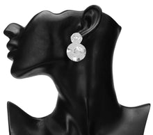 Load image into Gallery viewer, Silver Earings | Round | Big | Statement