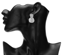Load image into Gallery viewer, Silver Big Earings | Statement | Foil Texture