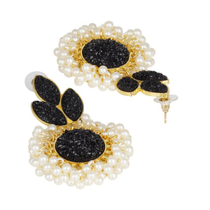 Ethnic | Gold Plating | Coral Stones | Pearls | Black | Classy | Well Crafted.