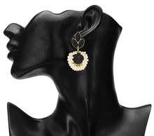 Load image into Gallery viewer, Ethnic | Gold Plating | Coral Stones | Pearls | Black | Classy | Well Crafted.
