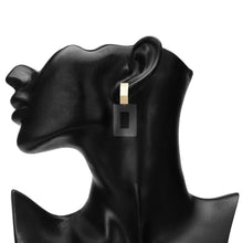 Load image into Gallery viewer, CLASSY TRANSPARENT RECTANGULAR EARRING