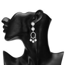 Load image into Gallery viewer, ELEGANT PEARL DROP LONG EARRING