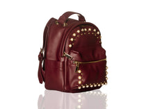 Load image into Gallery viewer, Pearly Vibes Backpack- Burgundy