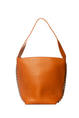 Chain Sides Handbag - Tan