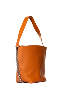Chain Sides Handbag - Tan