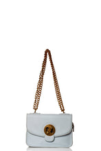 Load image into Gallery viewer, Light Blue Sling Bag with Twist Lock Buckle