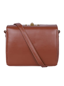 Classic Sling with Gold Clasp - Brown