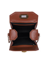 Load image into Gallery viewer, Classic Sling with Gold Clasp - Brown