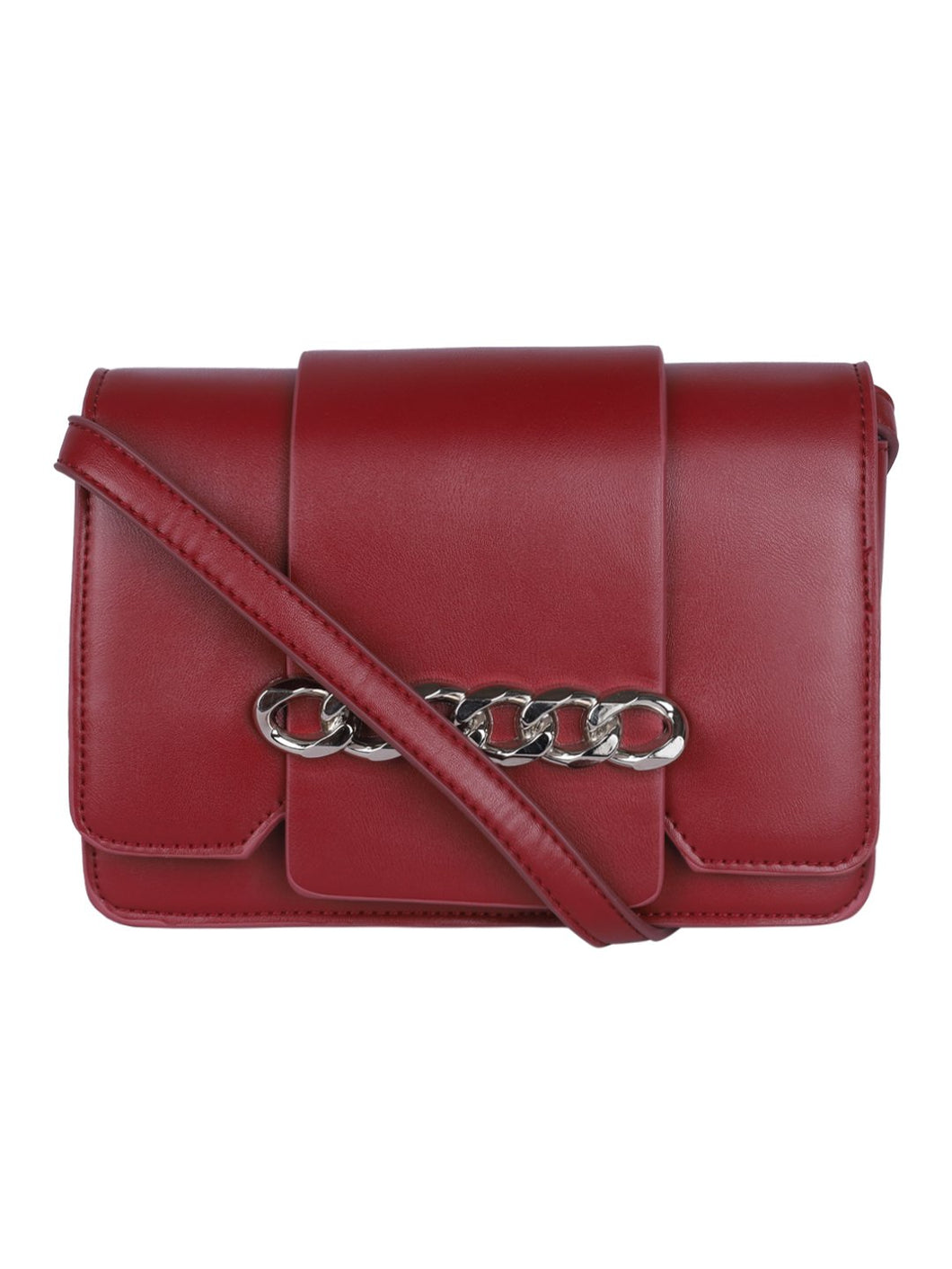 Chain Detail Clutch-Red