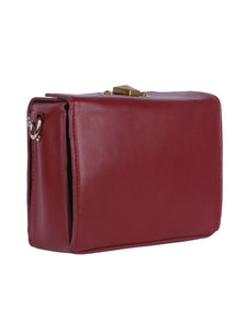 Classic Sling with Gold Clasp - Maroon
