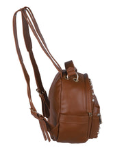 Load image into Gallery viewer, Pearly Vibes Backpack- Brown