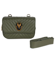 Load image into Gallery viewer, Tribal Motif Sling-Olive Green