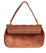 Load image into Gallery viewer, Pearl Detail Quilted Sling-Brown