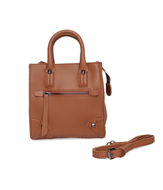 Carry Me Fancy Handbag-Brown