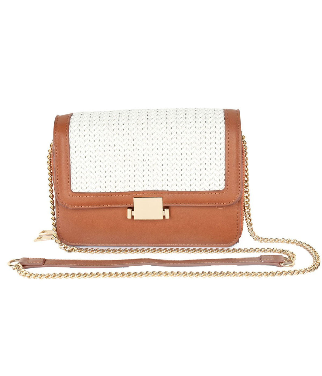 Two-toned Weave Sling-Tan