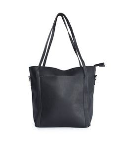 Minimalistic Large Tote-Black