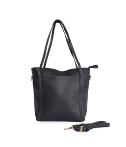 Minimalistic Large Tote-Black