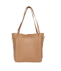Minimalistic Large Tote-Brown