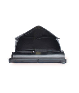 Chain Detail Clutch-Black