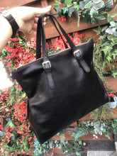Load image into Gallery viewer, BLACK FORMAL TOTE CUM LAPTOP BAG