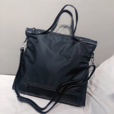 BLACK FORMAL TOTE CUM LAPTOP BAG