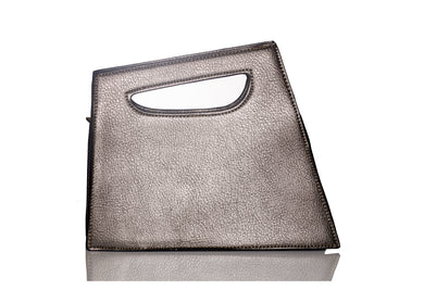 Sharp edge style Clutch - Silver