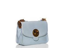 Load image into Gallery viewer, Light Blue Sling Bag with Twist Lock Buckle