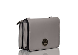 Pastel Metal Chic Bag - Grey