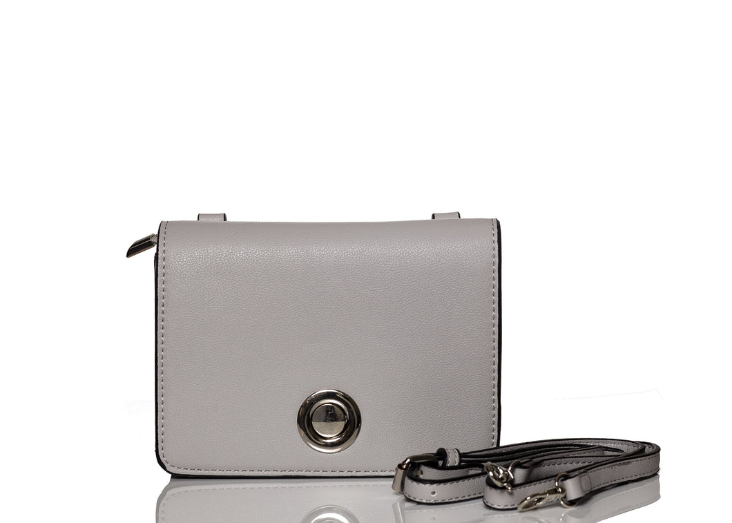 Pastel Metal Chic Bag - Grey