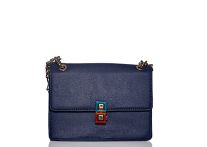 Pyramid Buckle Sling- Blue