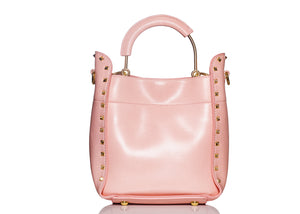 Pink Hue and Studs Handbag - Pink