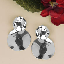 Load image into Gallery viewer, Silver Earings | Round | Big | Statement