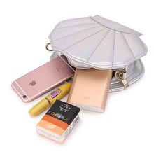 Load image into Gallery viewer, MOTHER OF PEARL (SHELL ) SHAPE FUNKY SLING BAG