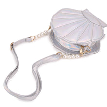 Load image into Gallery viewer, MOTHER OF PEARL (SHELL ) SHAPE FUNKY SLING BAG