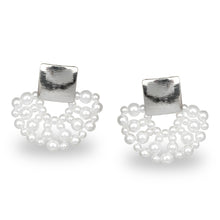 Load image into Gallery viewer, DESIGNER PEARL LACE PARTY EARRINGS LIMITED EDITION