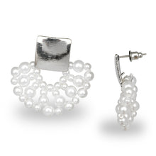 Load image into Gallery viewer, DESIGNER PEARL LACE PARTY EARRINGS LIMITED EDITION