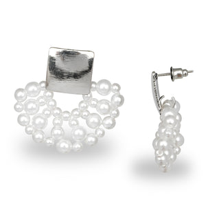 DESIGNER PEARL LACE PARTY EARRINGS LIMITED EDITION