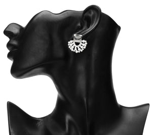 DESIGNER PEARL LACE PARTY EARRINGS LIMITED EDITION