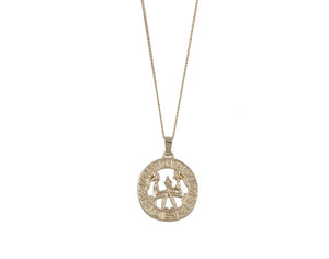 GEMINI ZODIAC PENDANT